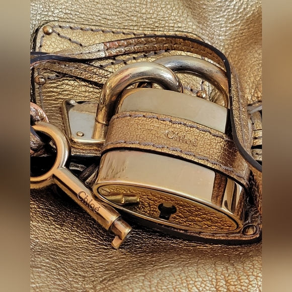 Chloé Paddington metallic gold - Picture 4 of 11